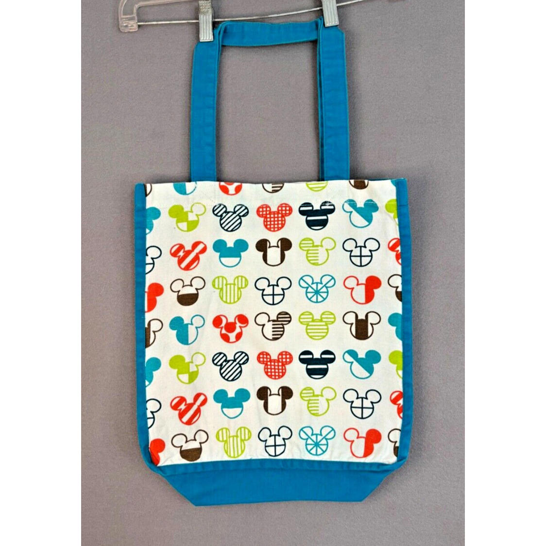 Disney Logo Canvas Tote Bag Multicolor